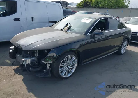 2019 Audi A4 45 Premium from USA, damaged, VIN WAUENAF49KN013582